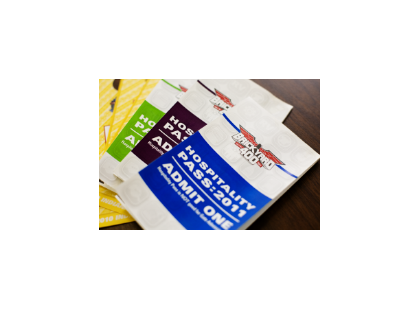Billetter med trykk, nummer og perf. A7 